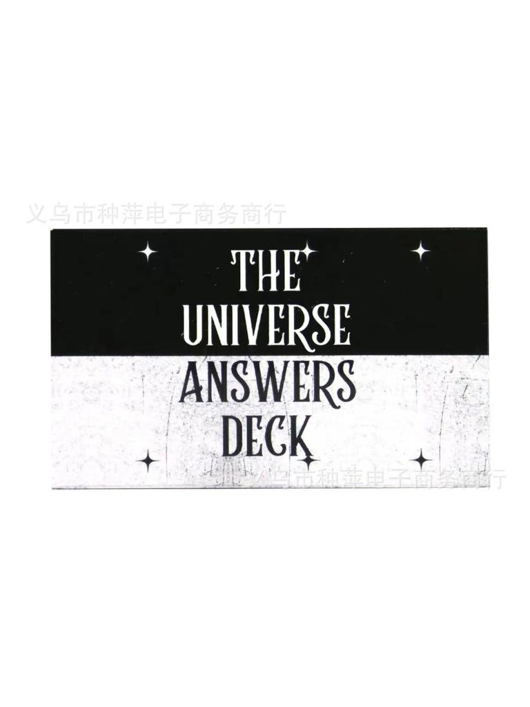 The Universe Answers Tarot Deck Keywords Cards Tarot Oracle Card Fate Divination Leisure Entertainment Family Gatherings Game