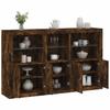 VidaXL Buffet with LED Lights, Cabinet with Door, Storage Furniture, Living Room Entryway Organizer, 3209146