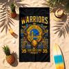 Golden State Warriors (14) Theme Beach Towel Sand Resistant Soft And Comfortable Suitable For The Pool Camping Yoga And Diving A Travel