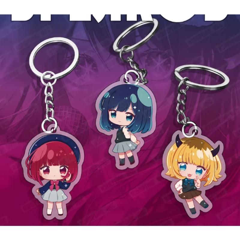 Acrylic Keychain for Oshi No Ko Akane Kurokawa Ruby Hoshino Kana Arima Ai Hoshino Anime Cartoons Decoration Pendant Fan Gift