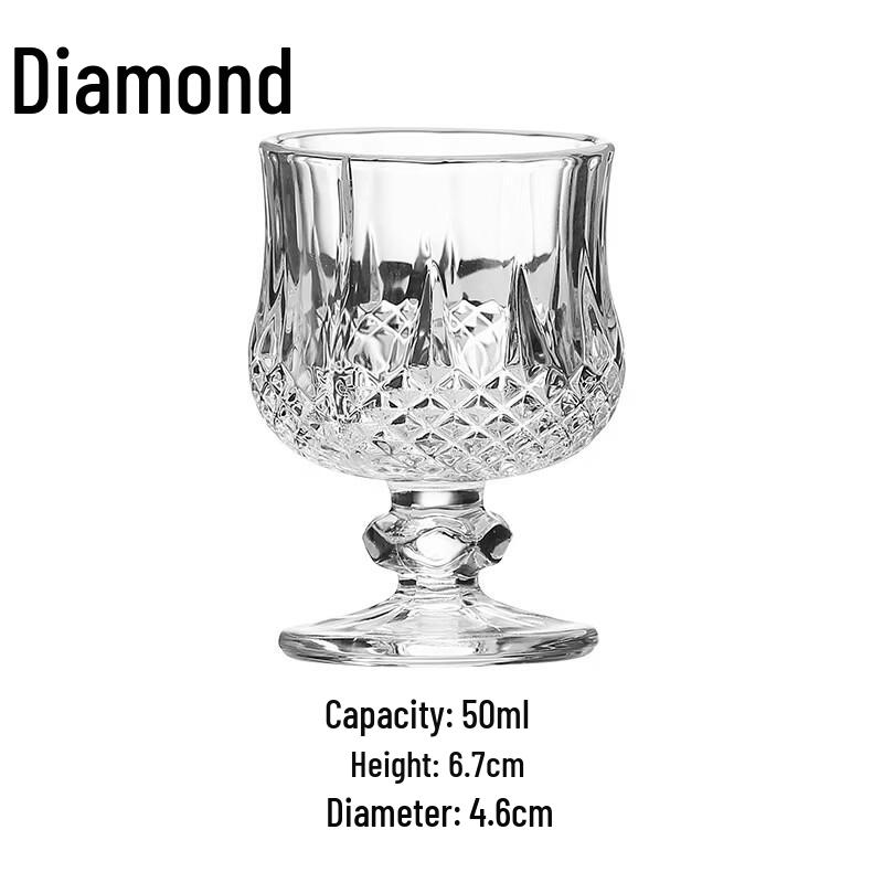 Shangqi Butterfly Diamond Shot Glass Set