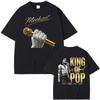 Michael Jackson Roi de la Pop Film 2026 Merch T-shirt Hommes et Femmes Été Coton Vêtements Y2K Mode Décontractée T-shirt à Manches Courtes