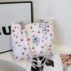 New cute large-capacity cloth bag female cute casual printed shoulder bag underarm bag tote bag women's bag