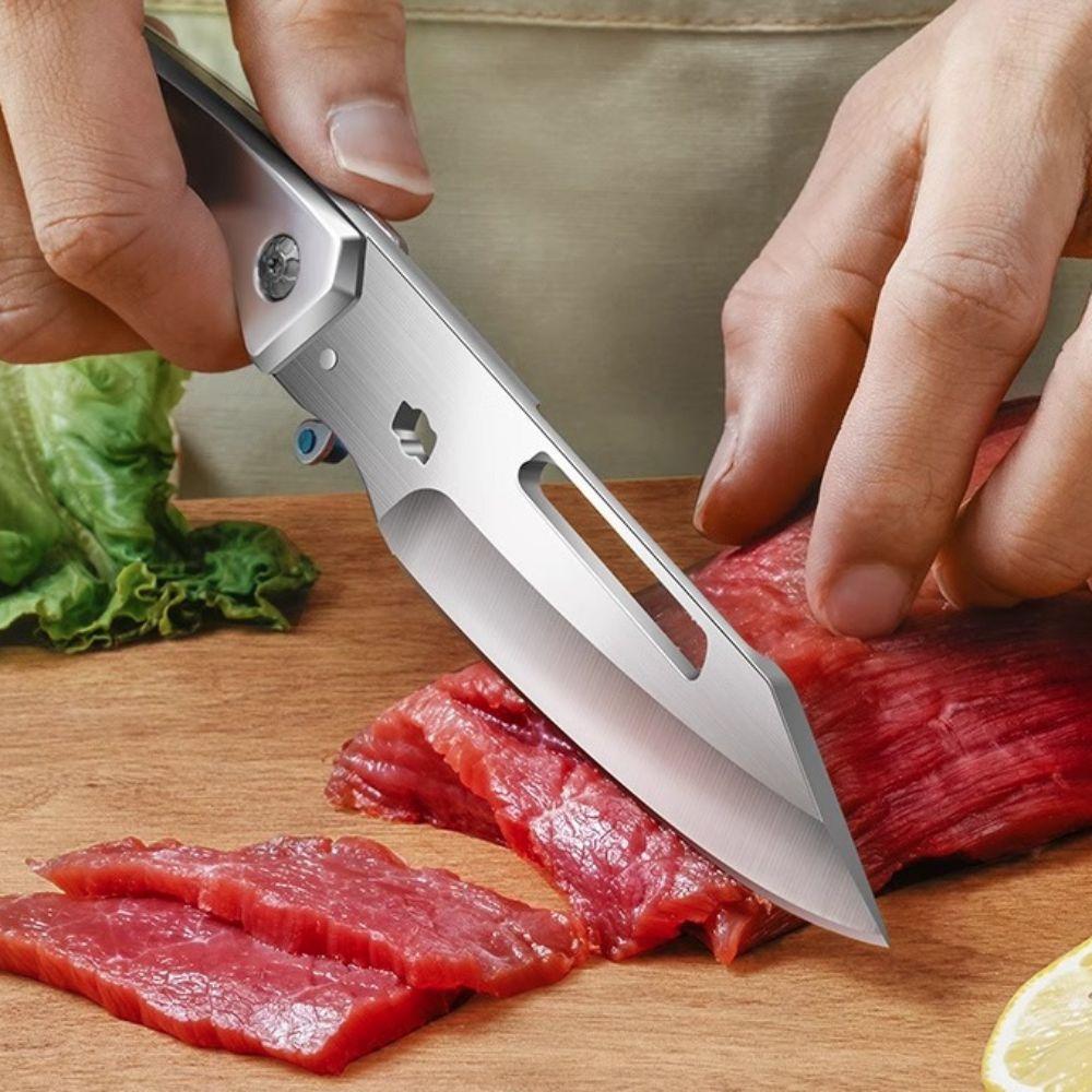 with Safety Buckle Kitchen Scissor Stainless Steel Barbecue Scissor Chicken Bone Scissor Fruit