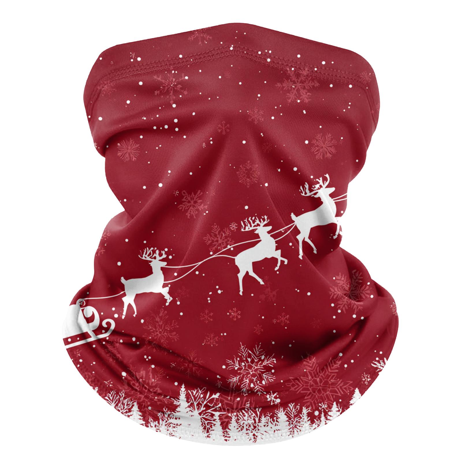 

Уличная велосипедная маска Модный принт Бандана Шарф для шеи One Size красный