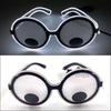 Runder Rahmen Leuchtende Brille Rotierende Augäpfel Partybrille Anime Neuheitsbrille Halloween Party