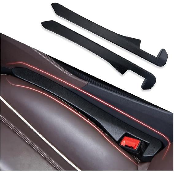 2PCS Car Seat Gap Filler - Car Seat Gap Filler Organizer For Holding Phone,Key,Purse - Universal Car Gap Filler Fits Car Truck SUV Car Interior