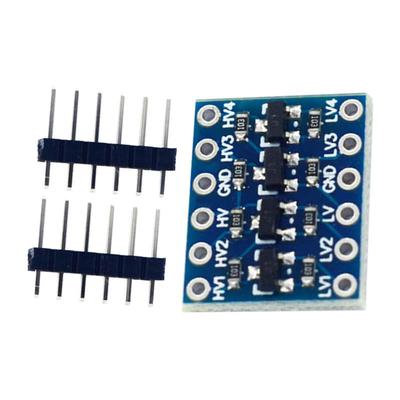 10 Stück 4 Kanäle IIC I2C Logikpegelwandler Bidirektionales Modul 3,3V zu 5V Shifter für Arduino