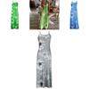 Women's Oversized Floral Printed Sleeveless Maxi Dress For Summer Holidays