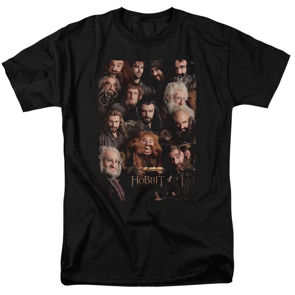 The Hobbit Dwarves Poster Group Photo Men s T-Shirt S-5XL Movie Tee S