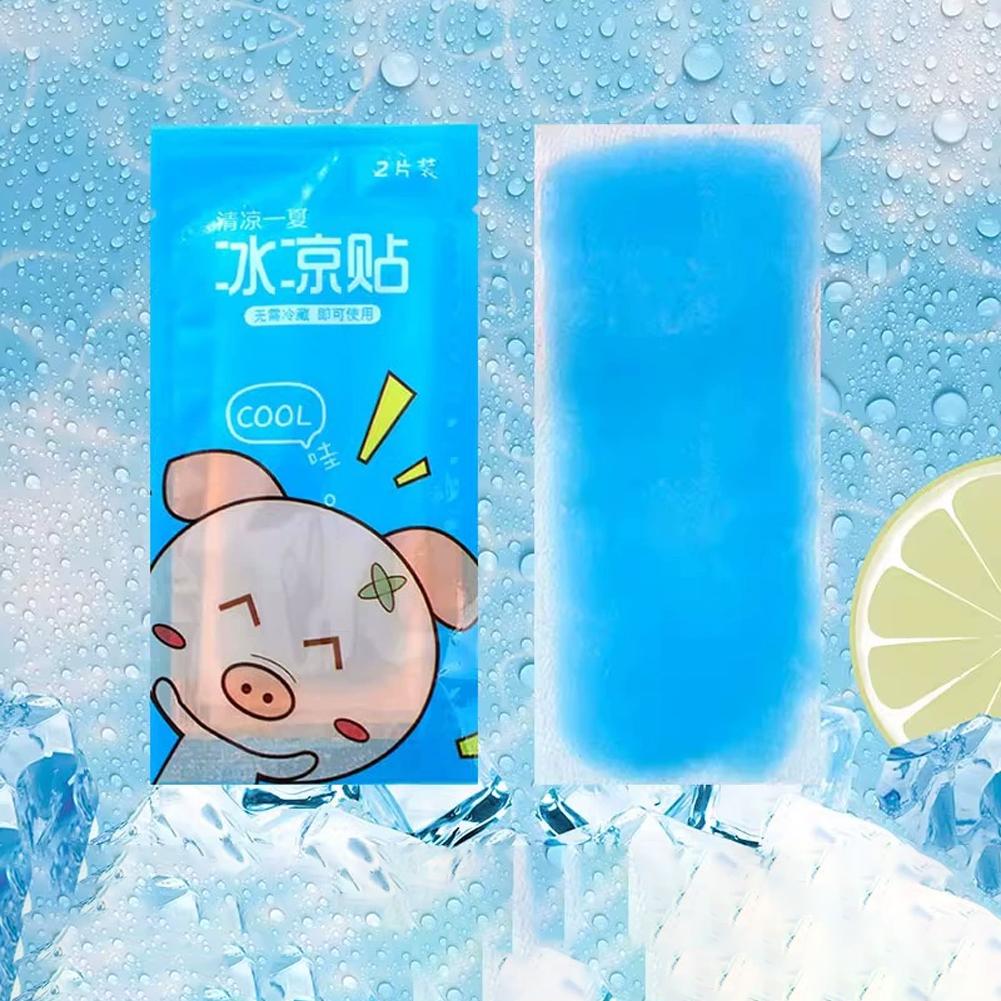 20Pcs Summer Ice Cool Patch Adults Hot Reducer Stickers Instant Relief Cooling Patch For Sports Travel Camping
