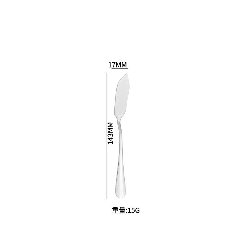 Stainless steel tableware, knives, forks and spoons, western food, golden steak, knives, forks and spoons four-piece set