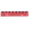 Tracking Module 8 Channel Infrared Detection Sensor PCB 8bit Detector Hunt Board