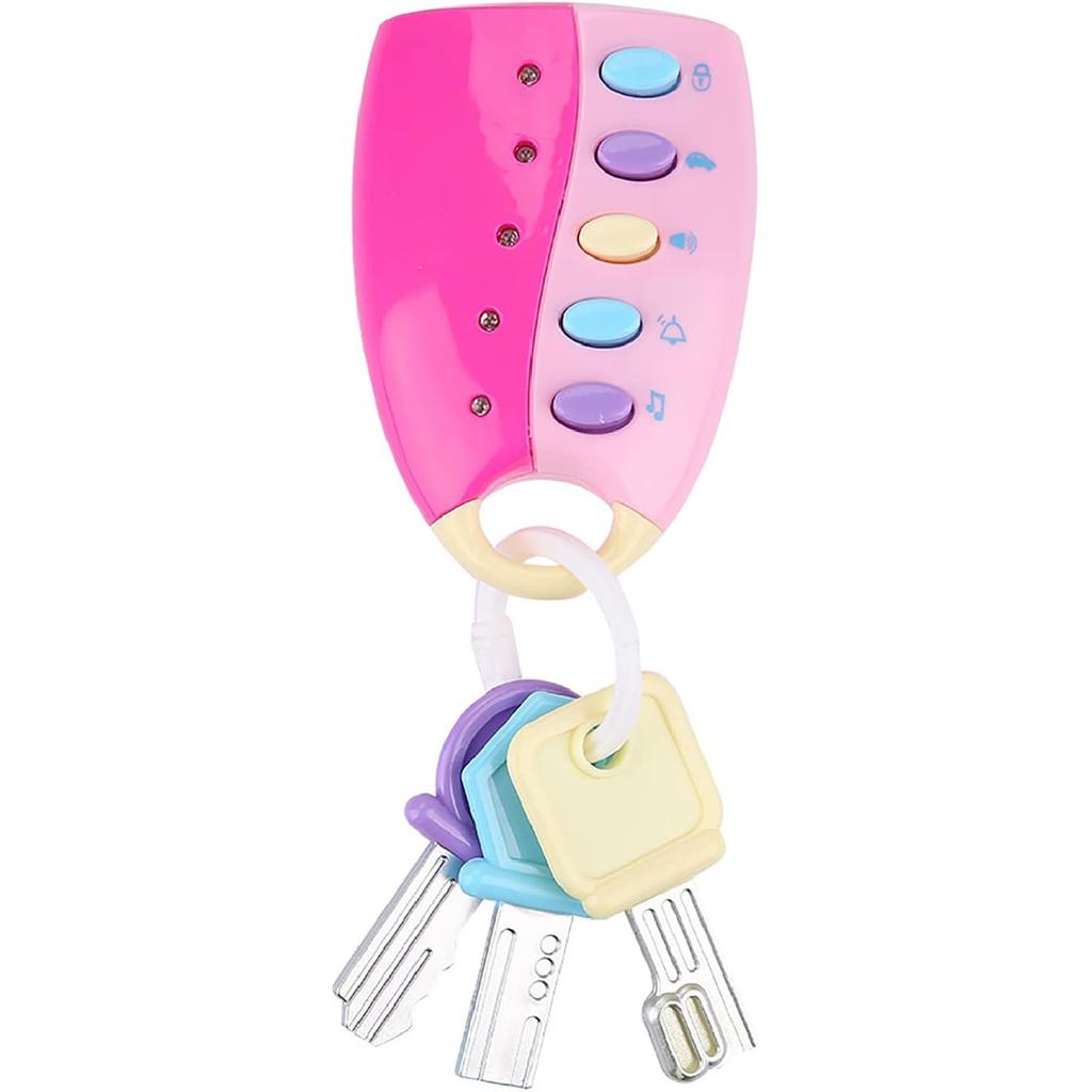 FILFEEL Remote Car Baby Toy, Baby Musical Toy Remote, Musical Car Keys (Not Included Battery)(10 X 6cm)
