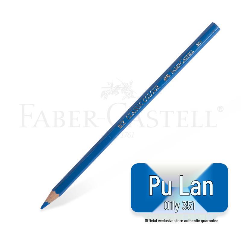 Faber-Castell Art Oil-Based Colored Pencils Set - Red, White, Black, and 60 Single and Complementary Colors.