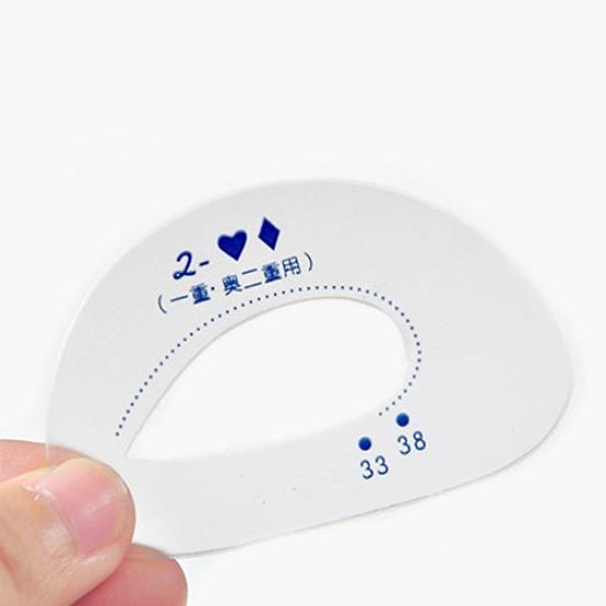 6 Pcs Eyebrow Stencil Eyeshadow Model Card Auxiliary Draw Eye Shadow Makeup Tool