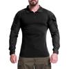 Men's Solid Color Zipper Lapel Loose Long Sleeve Top Men's Casual Fashion Long Sleeve Top