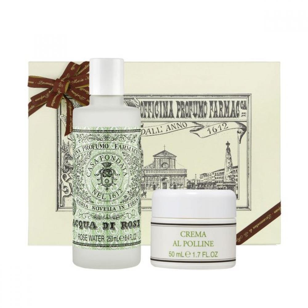 

Santa Maria Novella Aqua Di Rose 250ml + Crema Al Polline 50ml Single option