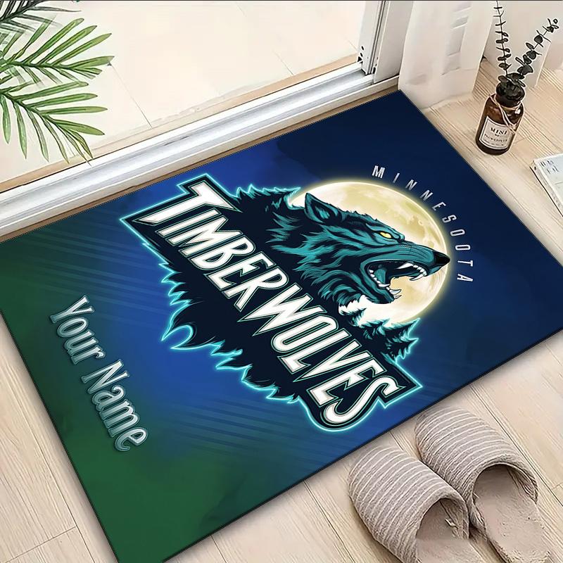 Custom Name Rug Minnesota Logo Area Rug Suitable for Indoor And Outdoor,Carpets for Homes, Offices,Living Rooms,Home Decor,Christmas Gift