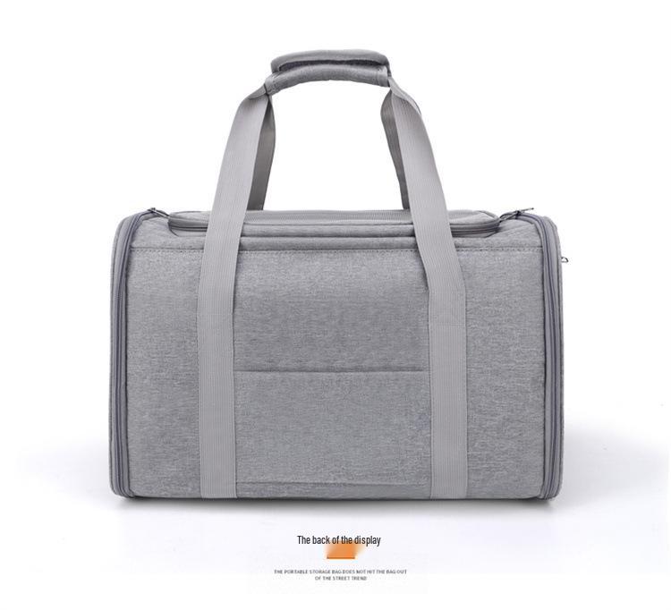 Portable Foldable Pet Backpack: Breathable Cat & Small Dog Carrier