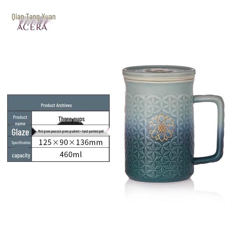 ACERA Life Flower Ceramic Tea Cup Set