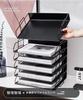 A4 Metal Letter Case All Metal Document Tray Horizontal Vertical 4 Tiers 6 Tiers Tabletop Storage Rack Shelf Desk Top Desk Shelf Organizing Stationery