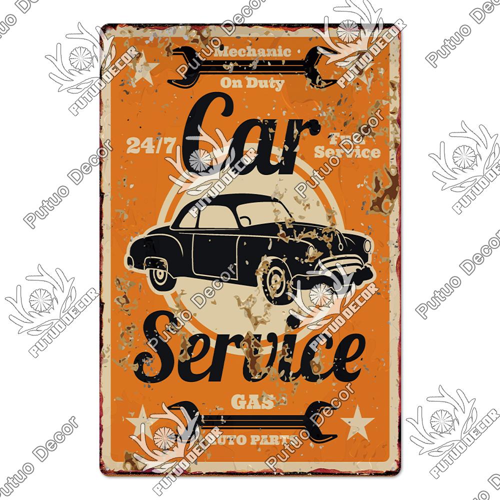 Putuo Decor My Rules Tin Sign Retro Plaque Metal Plate Vintage Wall Art Poster Decortive for Garage Man Cave Club Bar Home