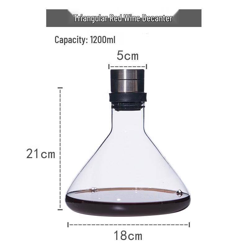 

Triangle Breathable Red Wine Decanter