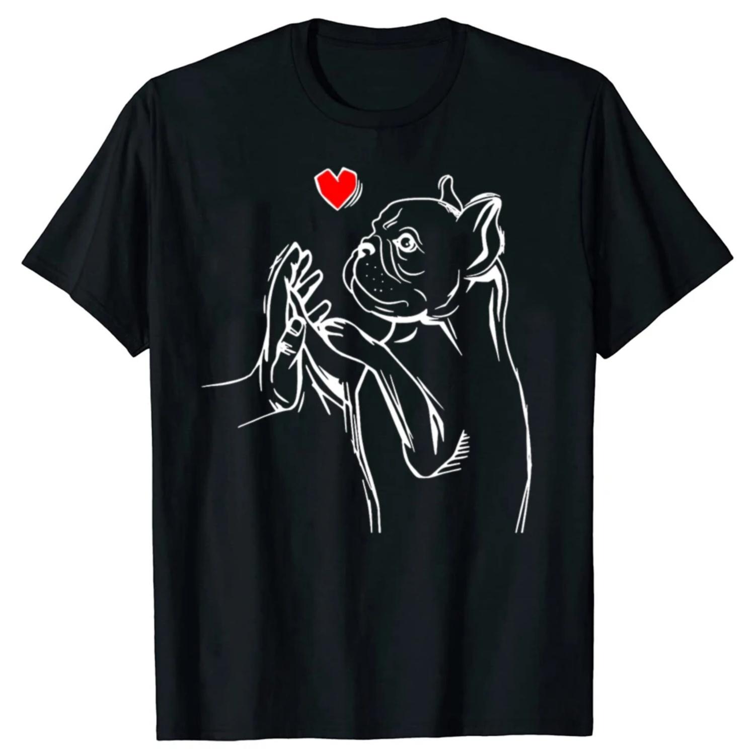 Смешная футболка с бульдогом, щеками, бургером, Булли, для мамы собаки, для папы собаки S