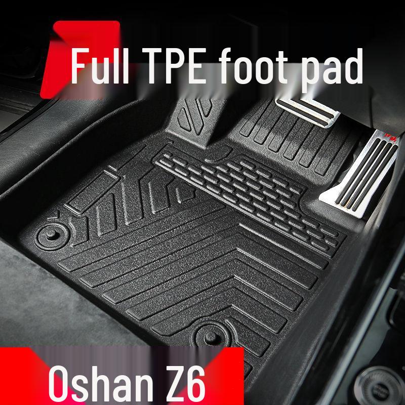 Changan Oshan Z6 Eco-friendly TPE Floor Mats: Durable, Non-slip, Dirt-resistant, Thickened Interior Mats for New Energy Vehicles
