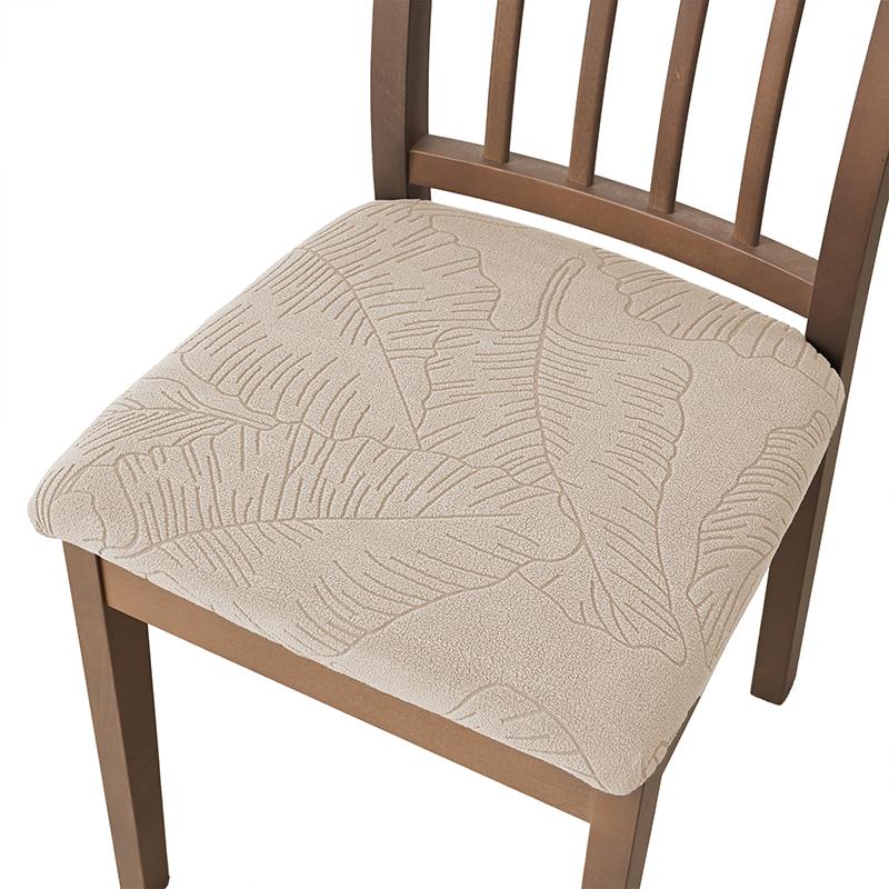 

1/2pcs Jacquard Chair Covers Dining Room Removable Chair Seat Cushion Cover Stretch Chair Slipcover for Hotel Home Kitchen 1pc