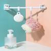 2Pcs Curtain Rod Bracket Hooks Adjustable Clear Wall Bracket Self Adhesive Rods