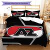 AZ Alkmaar Poster Bedding Quilt Set Quilt Cover Pillowcase Home Decoration Birthday Gift (1 * Duvet Cover + 2 * Pillowcase, Without Core)