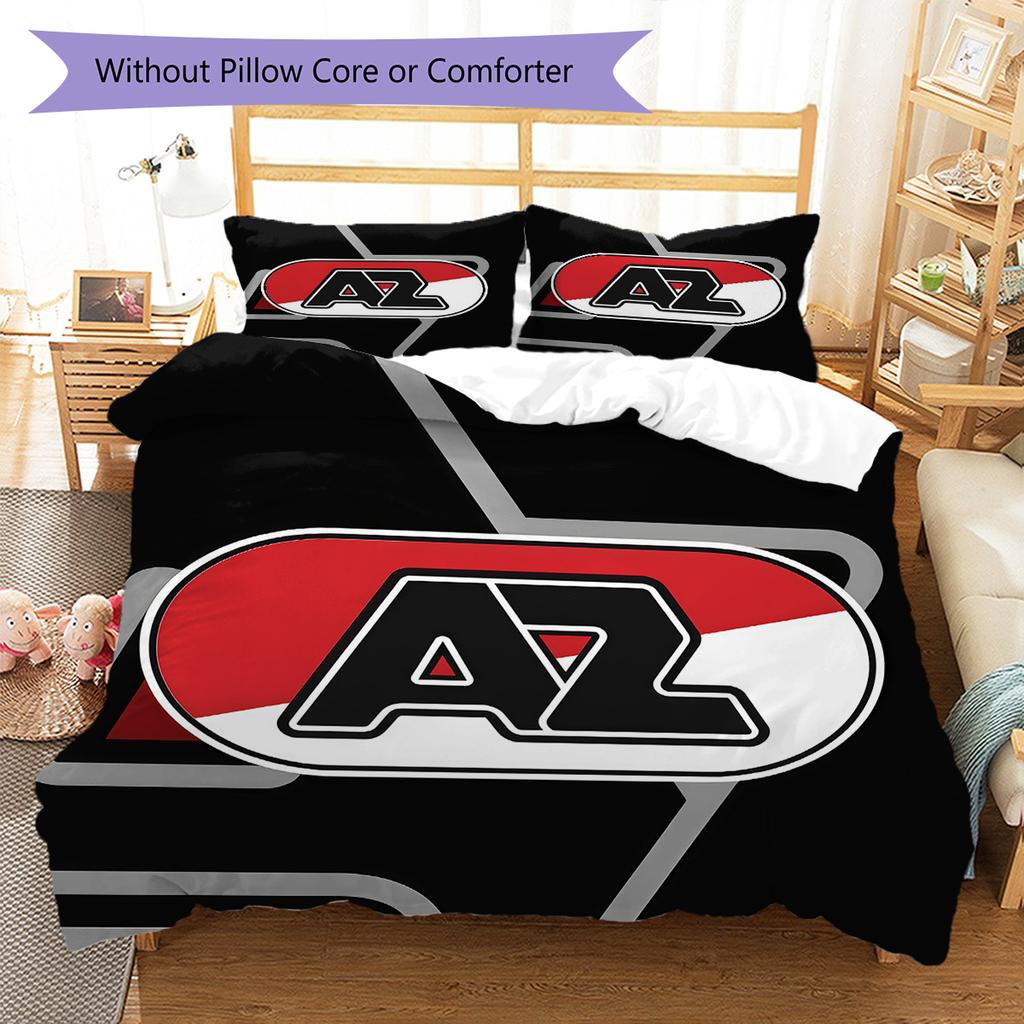 AZ Alkmaar Poster Bedding Quilt Set Quilt Cover Pillowcase Home Decoration Birthday Gift (1 * Duvet Cover + 2 * Pillowcase, Without Core)
