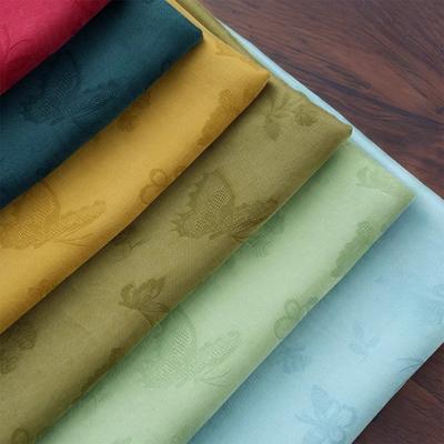 50x145cm Butterfly Jacquard Cotton Linen Fabric for Diy Sewing Dress Shirt Skirt Pants Clothing Vintage Summer Cloth
