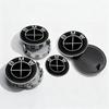 7Pcs Car Front Hood Trunk Logo Steering Wheel Center Sticker Wheel Hub Center Cover Accessories For BMW M X5 E90 E92 E93 F20 F21
