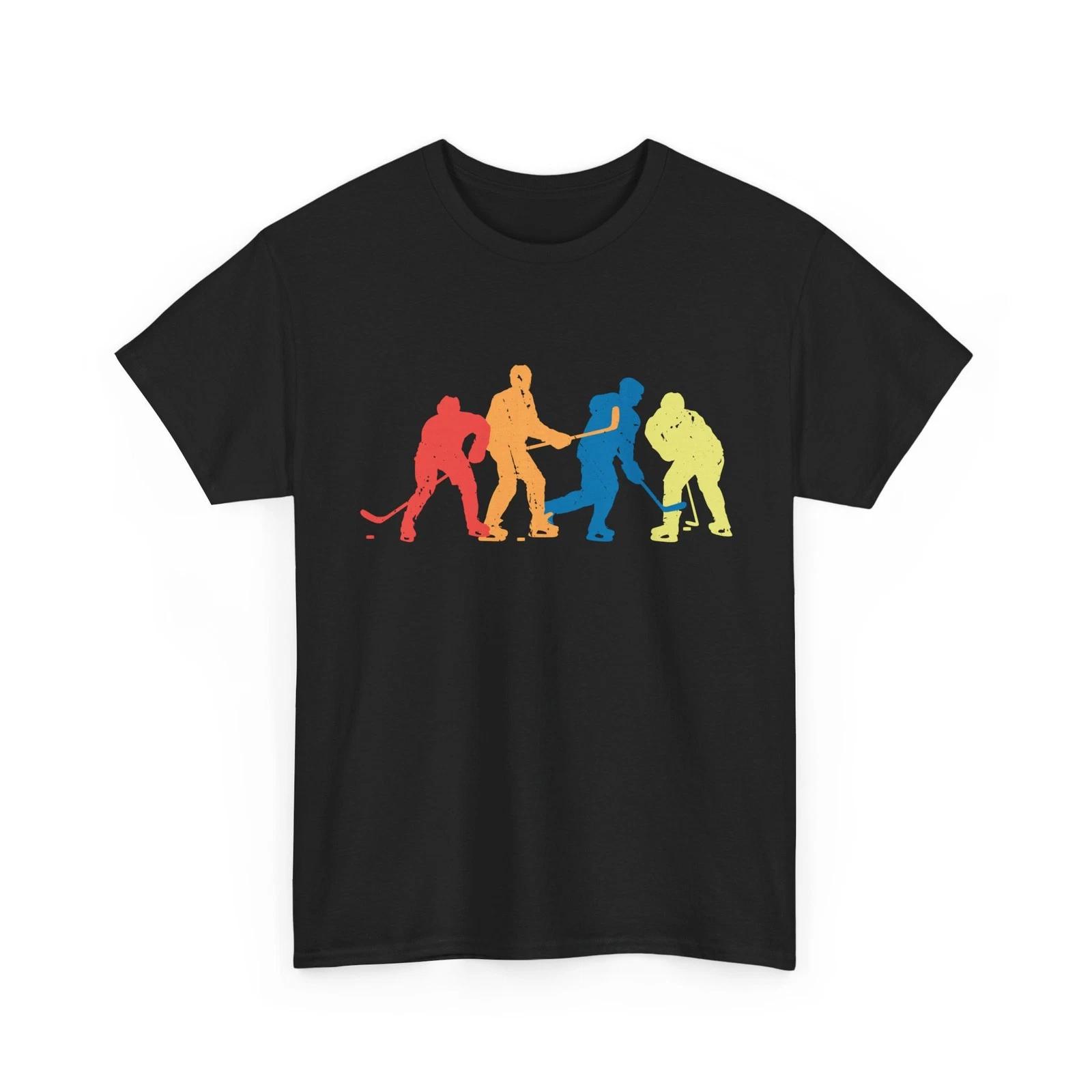 Hockey Player T shirt, Winter Sports Ice Hockey Lovers Women Men Shirt S