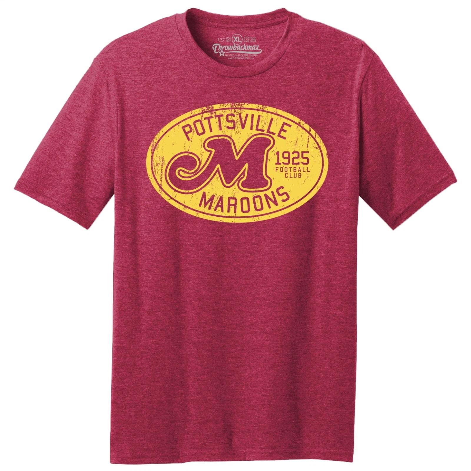 

Pottsville Maroons 1925 Football TRI-BLEND Tee Shirt - Philadelphia Eagles L