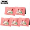 3D Christmas Greeting Cards Creative Mini Message Cards Holiday Gift Tags for Florist Bakery Classroom Exchange Party Supplies