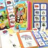 Montessori Repeatedly Sticker Busy Card Book Baby Paste Readings Matching Puzzle