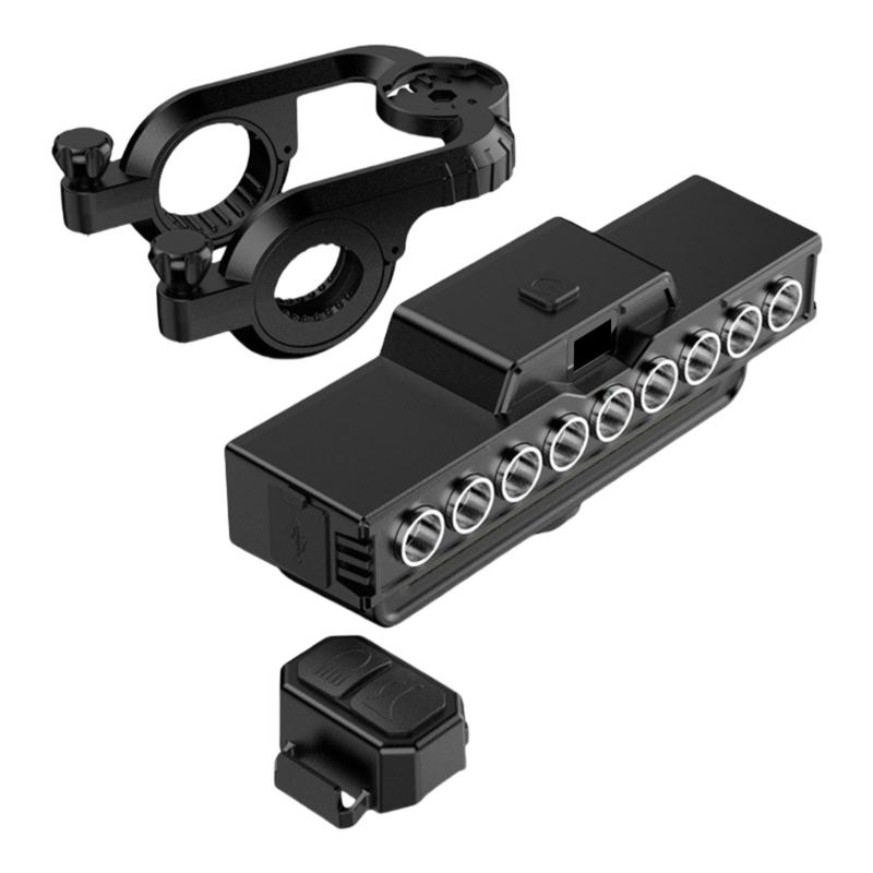 

Charging Bicycles Front Light Waterproofed Bike Headlight with Horn High Brightness Bike Light for Commuters Cycling 1