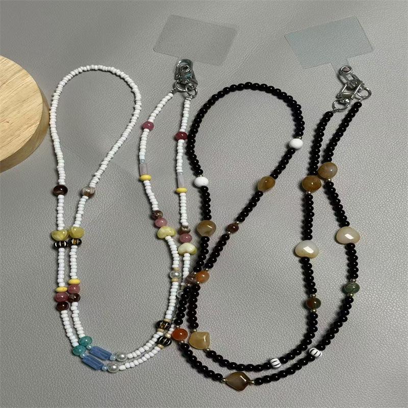 

Handmade Colorful Beaded Phone and Camera Crossbody Lanyard