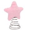 Xmas Tree Topper Adorable Plush Treetop Star for Xmas Party Desktop Home Decoration