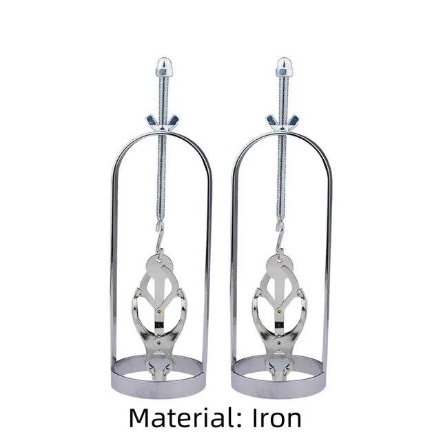 Nipple Clitoris Clamp Labia Clip BDSM Bondage Metal Breast Clips Hanging Stimulate Massage Flirting Sex Toys For Womeen Adult