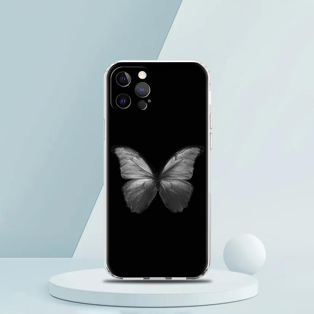 

Gothic Style Black Lip Luxury Phone Case For iPhone 16 15 14 13 12 11 Pro Max XS X XR SE 7 8 Plus soft Silicone Clear Cover iPhone 14 Plus