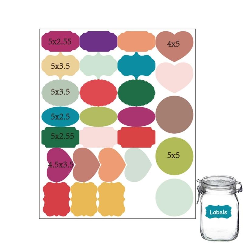 Assorted Size Chalkboard Sticker 280Pcs Reusable Waterproof Labels for Organizing Kitchen Pantries and Office Supplies