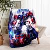 1pc Blanket Bumblebee and Optimus Prime Print Design, Lightweight Blanket for Sofa, Bed- Soft &Warm, Gift for All Seasons like Christmas, Halloween