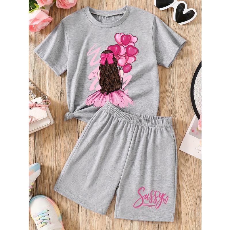 

Printed Girls Casual Set, for Outdoor 160