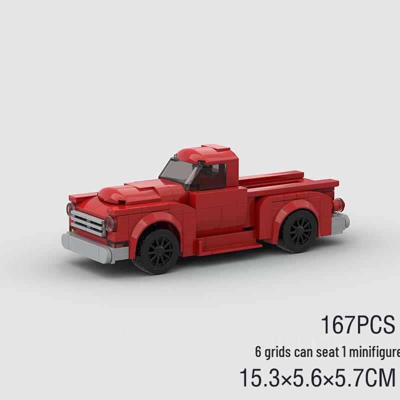 

Совместимый с Lego Гоночный автомобиль MOC Строительные блоки DIY Развивающая игрушка Модель