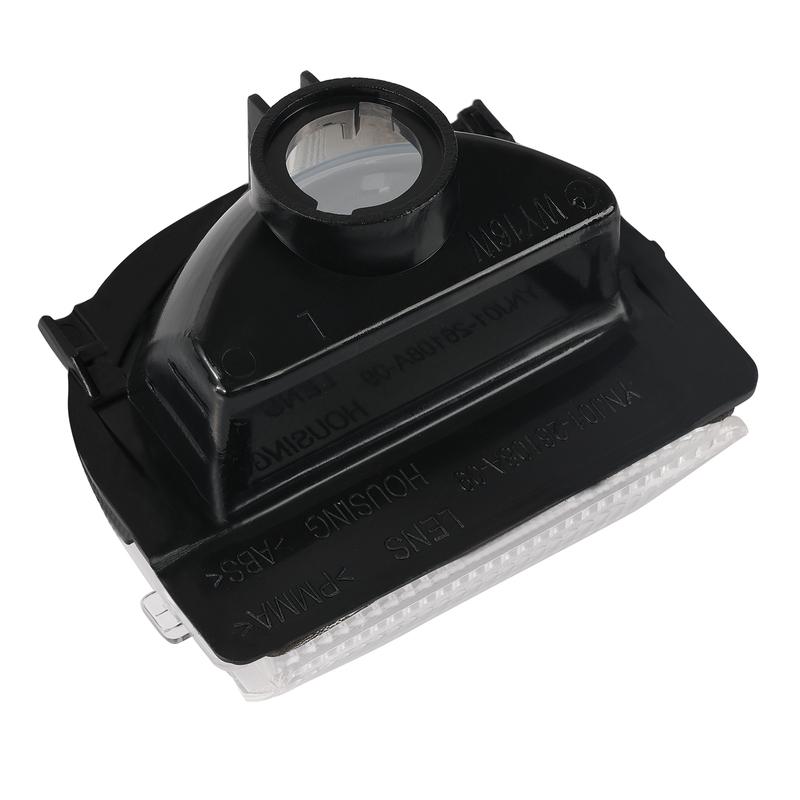 Rearview Side Mirror Light Turn Signal Lamp Cover Lens Black Trim For Mercedes-Benz Sprinter 2018-2024 9109064700 A9109064600